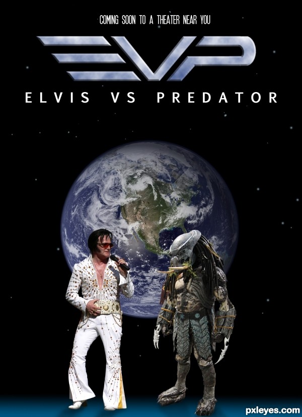 Creation of Elvis vs. Predator: Final Result