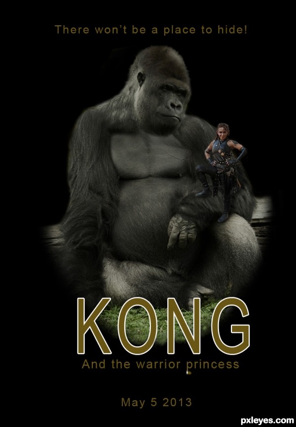 Creation of Kong And The Warrior Princess: Final Result