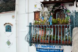 Balcony of a Napoli fan