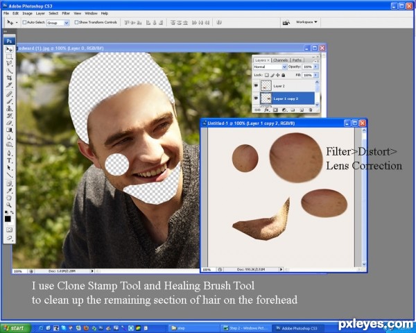 Creation of Robert Pattinson: Step 2