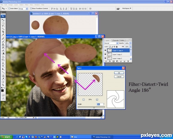 Creation of Robert Pattinson: Step 4