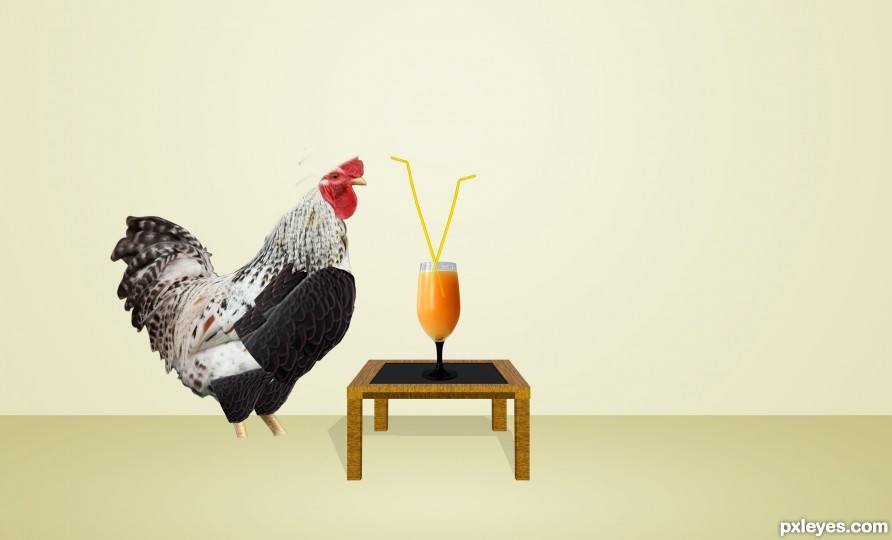 Creation of hen Eagle and Rooster Eagle Fall in Love: Step 12