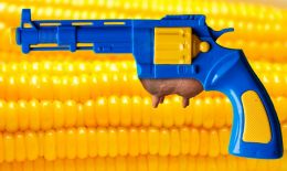 Udder Gun with Corn on the Cob