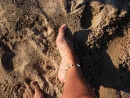 Sandy feet