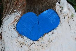 blue heart