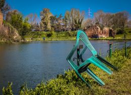 Green chair