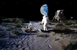 See, there is life on the moon Picture