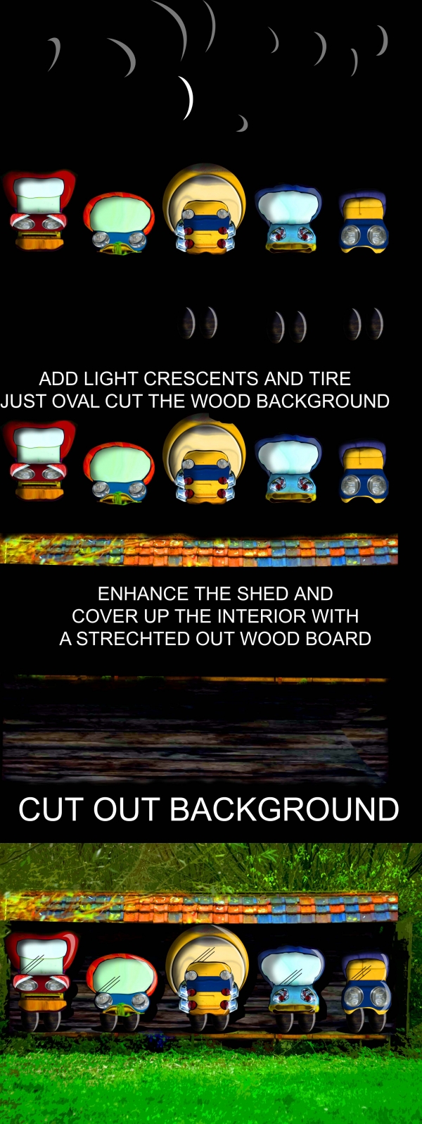 Creation of To Bee Cars or Not to Bee Cars: Step 7