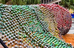 Beer can sculpture