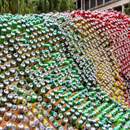 Beercansculpture