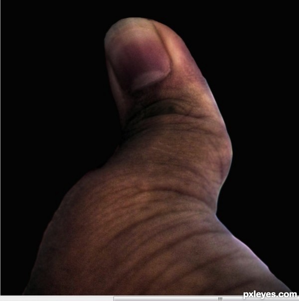 Creation of They Were All Thumbs: Step 1