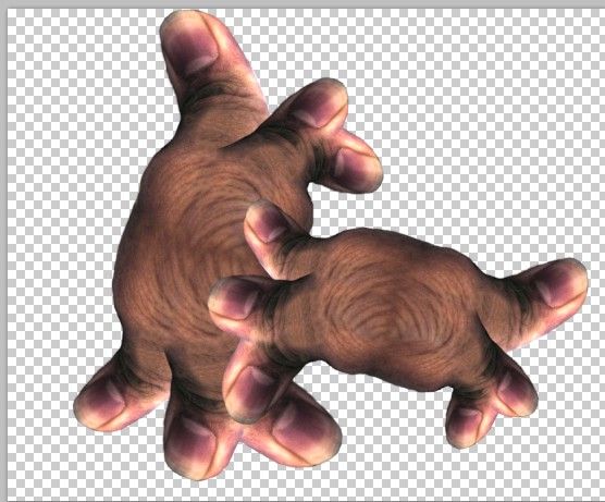 Creation of They Were All Thumbs: Step 4