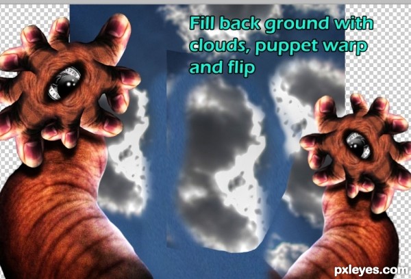 Creation of They Were All Thumbs: Step 7