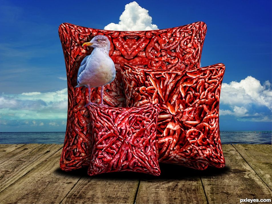 Meat Pillows by the Sea