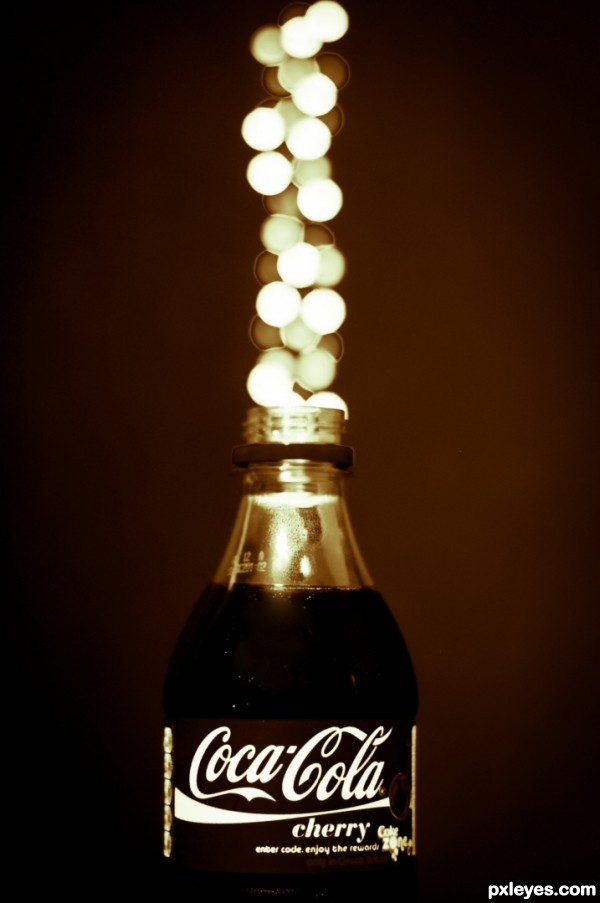 Cherry coke photoshop picture)