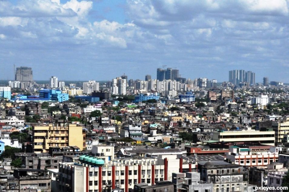 The Skyline of Kolkata