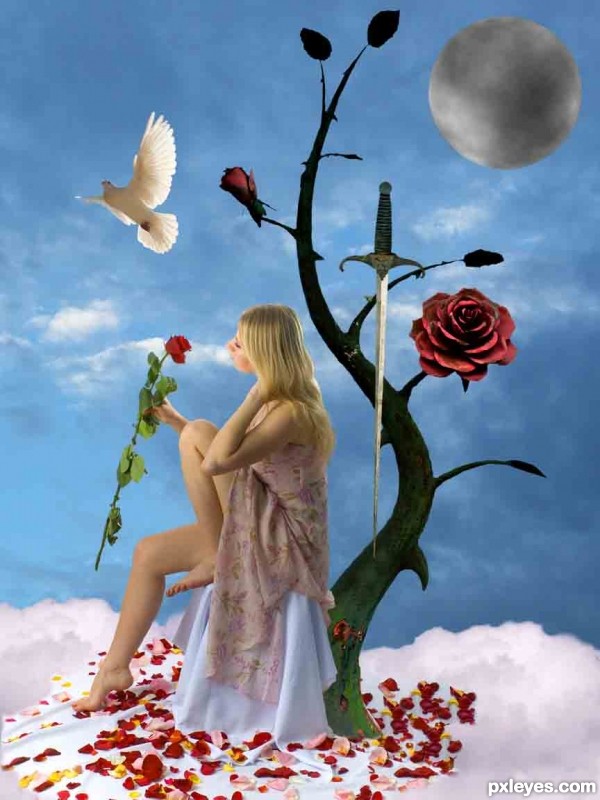 Creation of Lost rose: Step 8