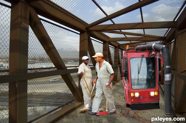 Creation of Keeping Bridge Clean: Final Result