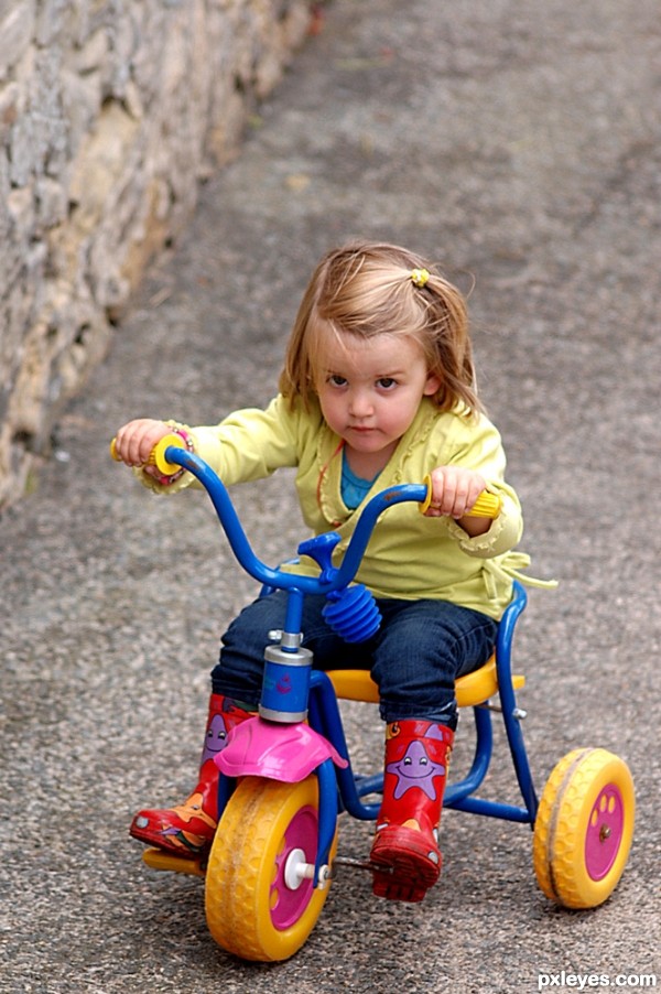 Mini Hells Angel bike