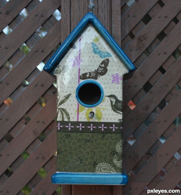 Ceramic Bird House 