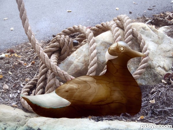 Creation of Decoy of Wood : Step 7