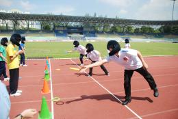 Black helmets sports day