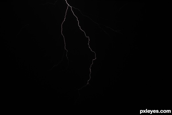 lightning in the dark
