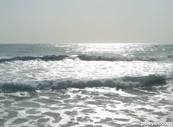 at the beach