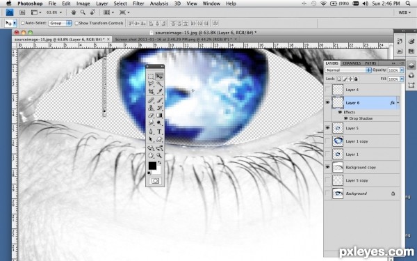 Creation of Pixel Eye: Step 1