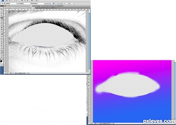 Creation of Pixel Eye: Step 4