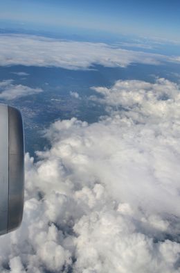 Take-off from Santo Domingo