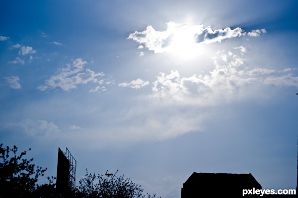 BLUE & WHITE SKY