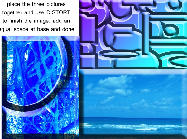 Creation of blue dot dot dot: Step 6