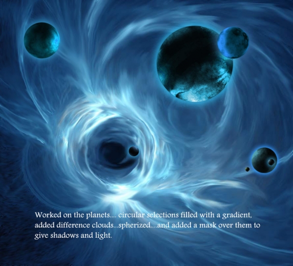 Creation of Blue Deep Space: Step 3