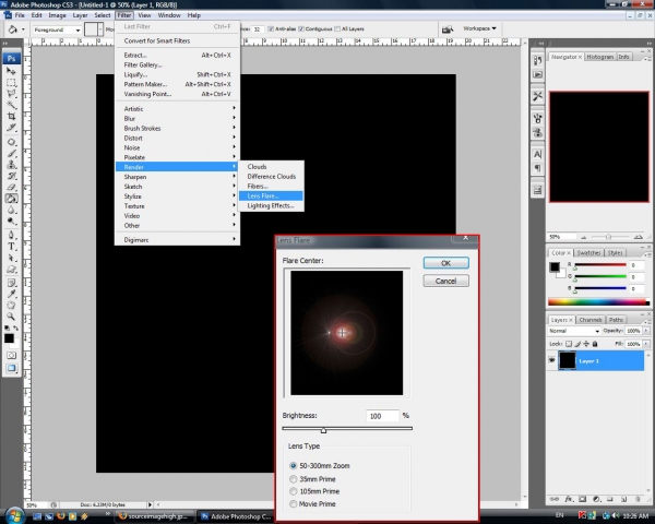 Creation of Blue space: Step 2