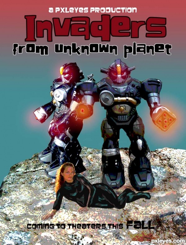 Creation of Invaders From Unkown Planet: Step 8
