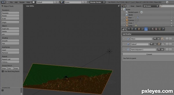 Creation of Wood Boat: Step 3