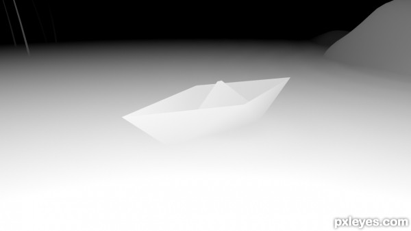 Creation of Paper boat: Step 7