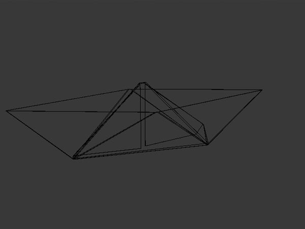 Creation of Paper boat: Step 1