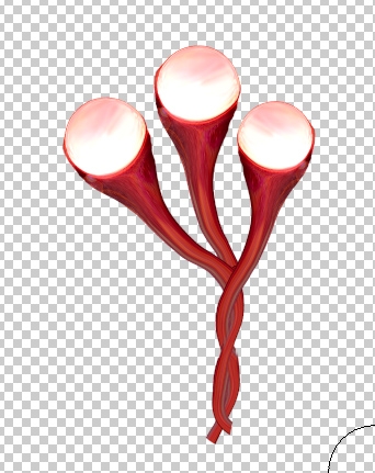 Creation of 3 headed snake light: Step 8