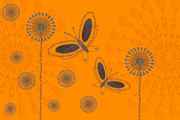Creation of Butterflies: Step 16
