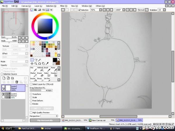 Creation of The little prince: Step 4