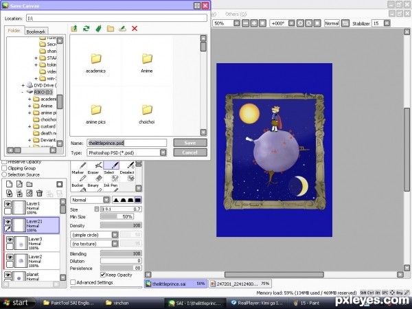 Creation of The little prince: Step 16