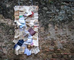 books hanging