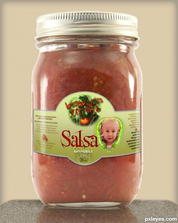Creation of Baby's First Salsa: Final Result