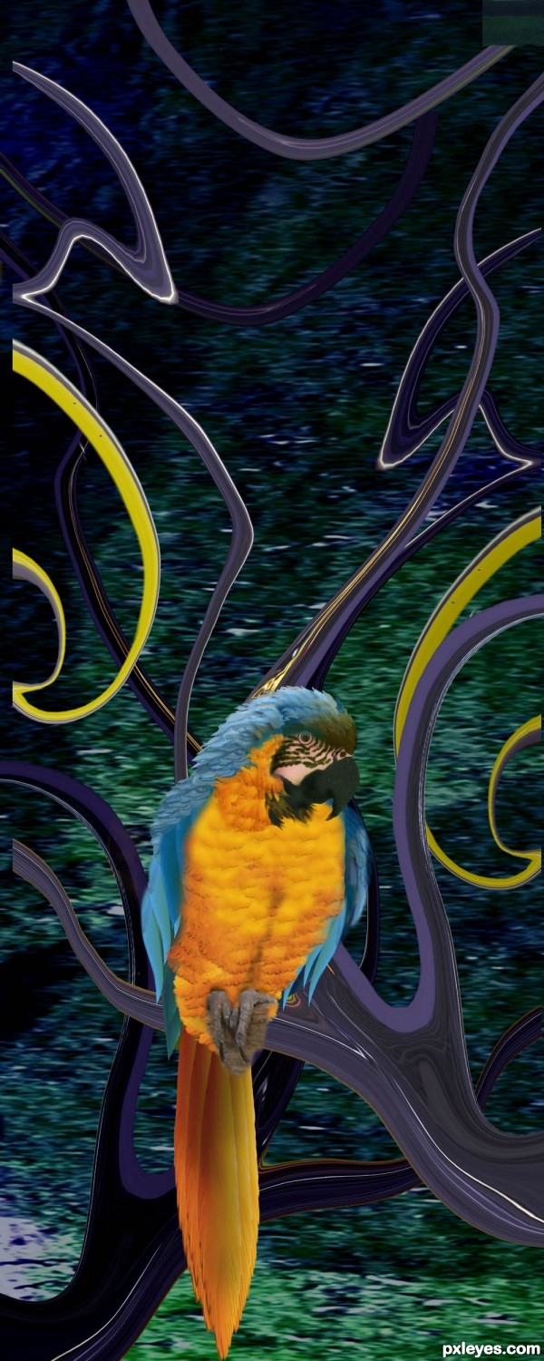 Creation of Parrot and Trumpets: Step 13