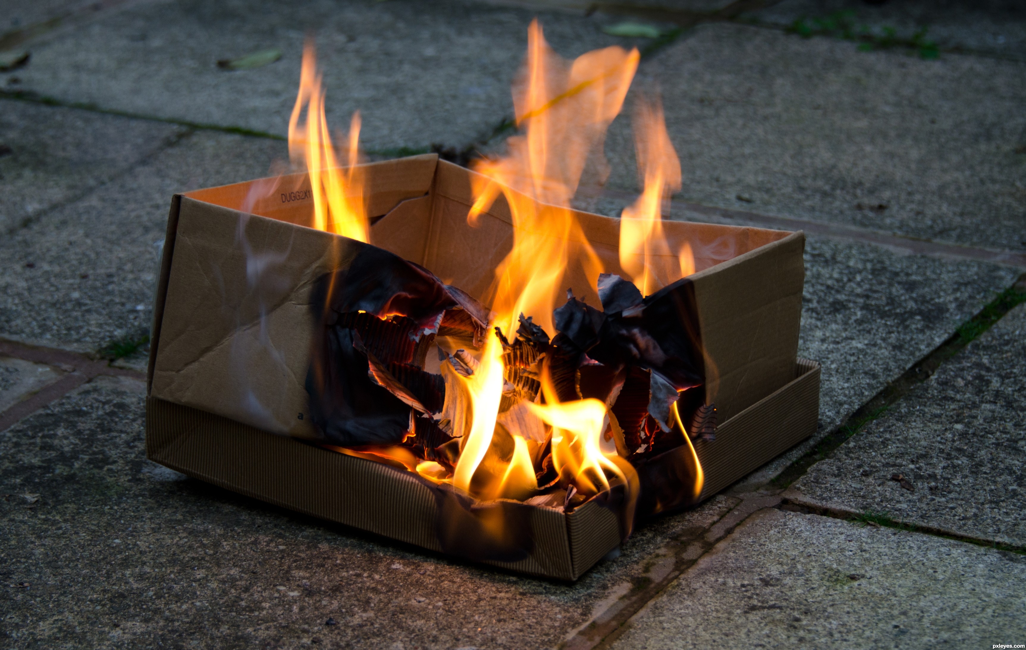 Image result for burning boxes