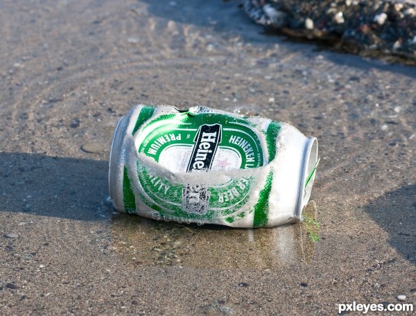 beer at beach
