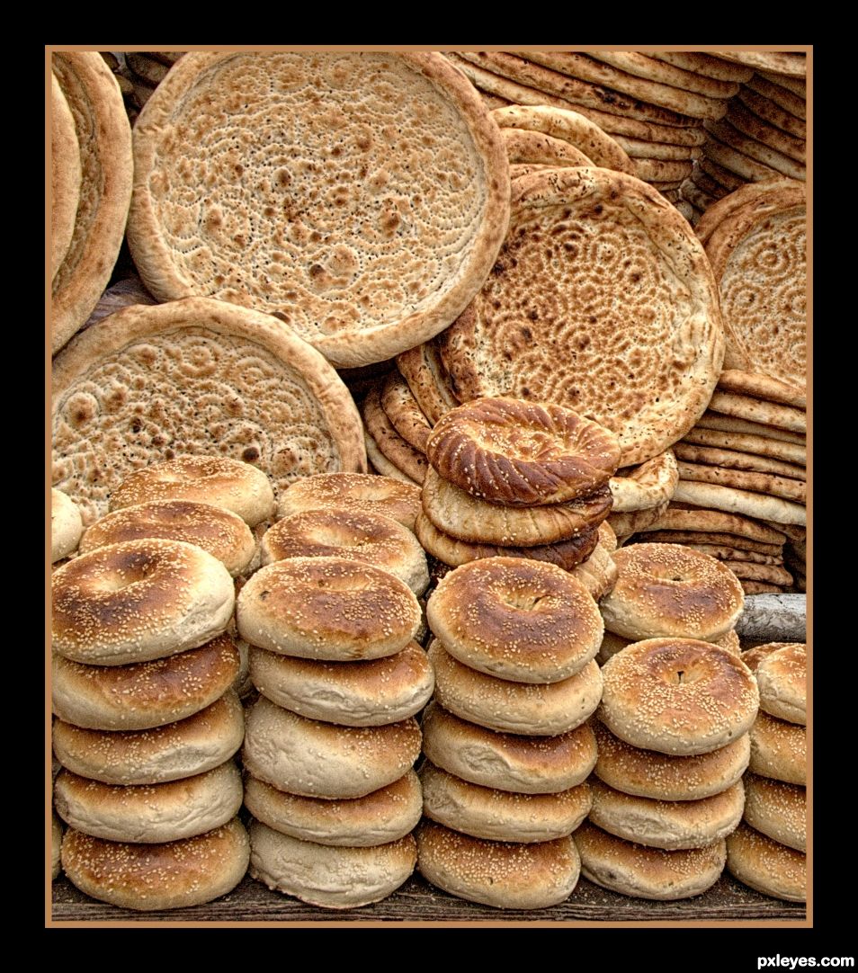 Uyghur Bread Cart