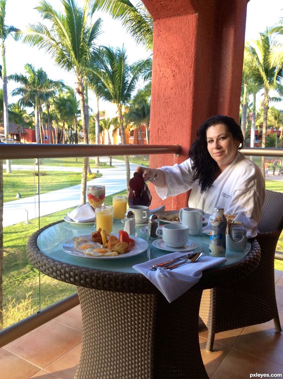 Breakfast on the Mayan Riviera